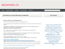 Tablet Screenshot of bookmark.ch